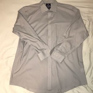 Gray Stafford Dress Shirt